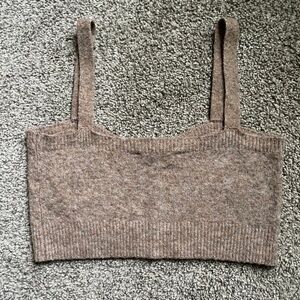 Zara Fuzzy Crop Top